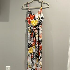 Tropical Print Jumper - Size L